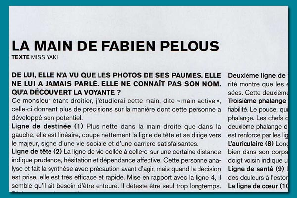 coupure presse yaki la mentaliste